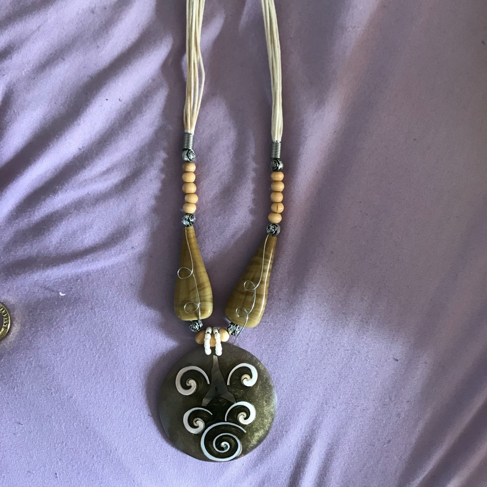 Beautiful necklace with any details